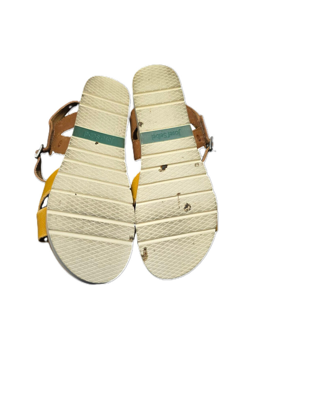 Josef Seibel Clea 10 Yellow Kombi Sandals - Picture 4 of 9